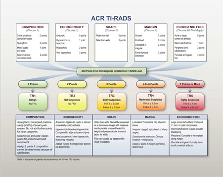 ACR TI-RADS Chart